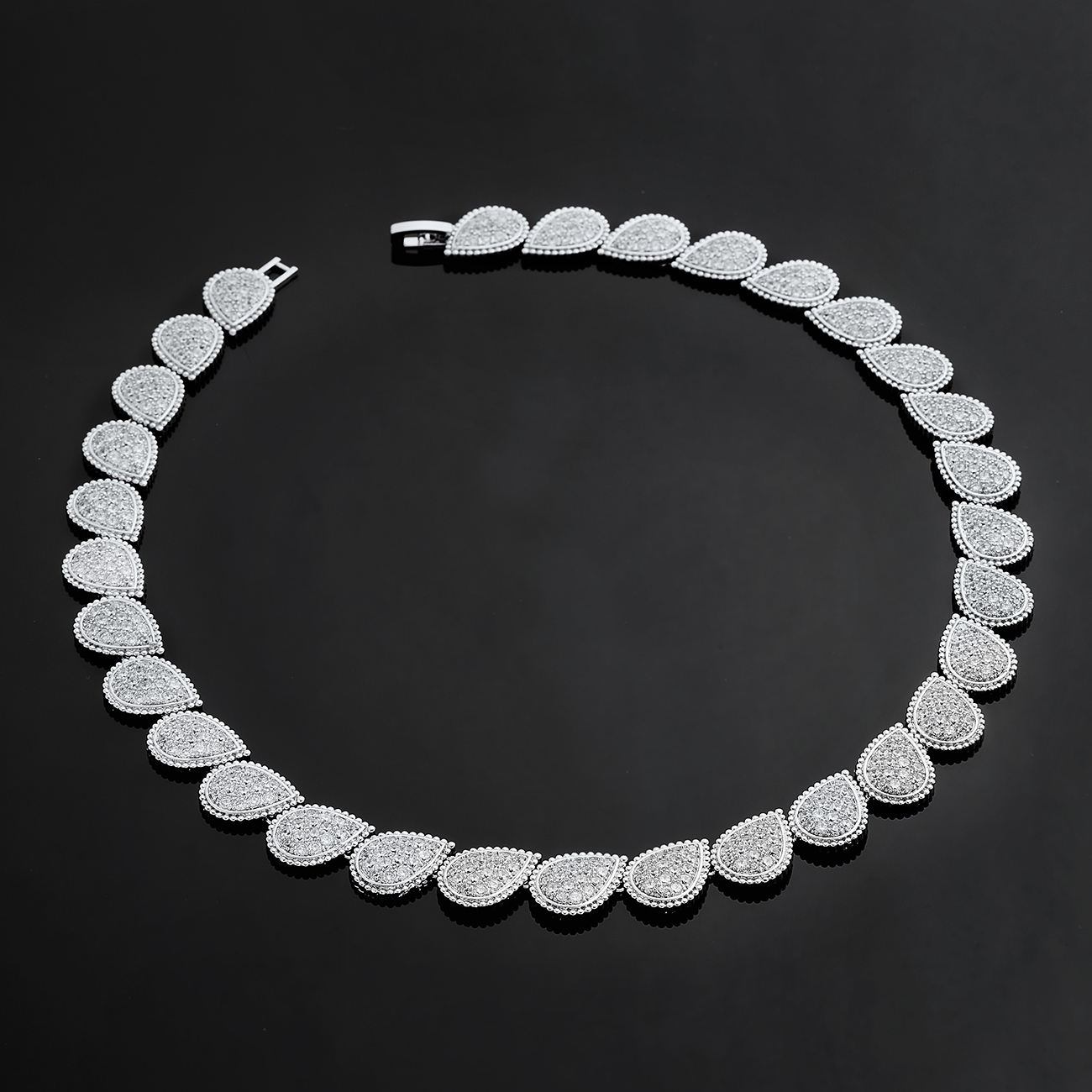 Ladies'/Bridal Shiny Zircon Jewelry Sets #JEWLY026