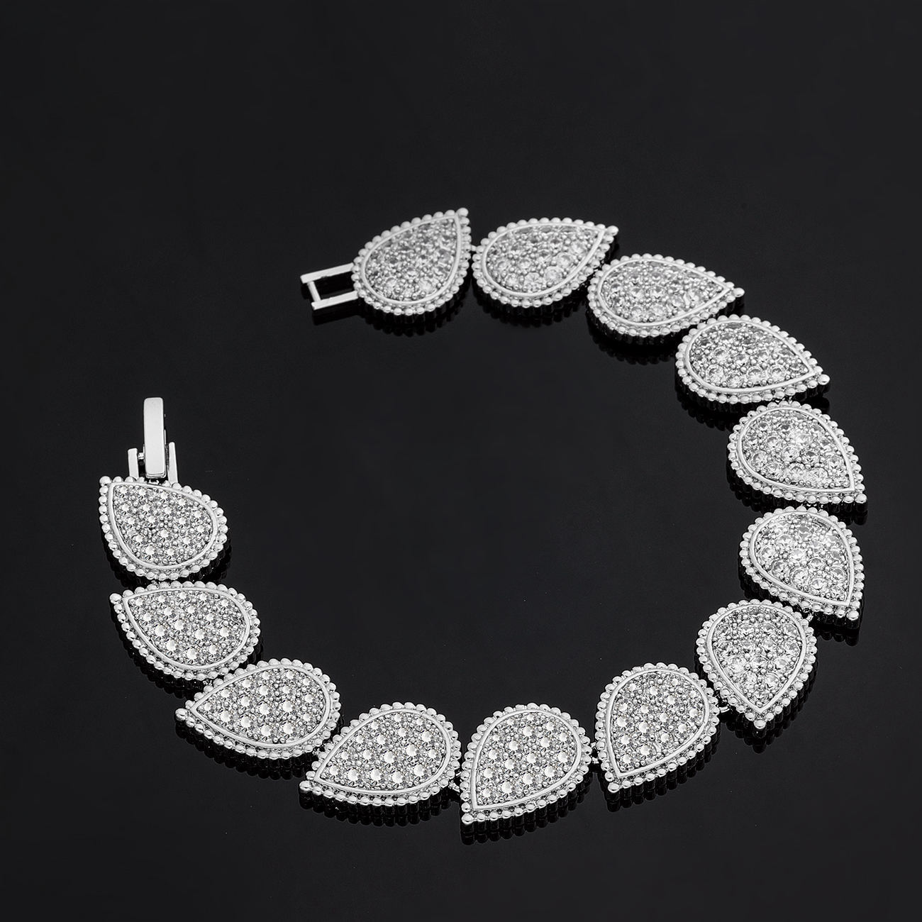 Ladies'/Bridal Shiny Zircon Jewelry Sets #JEWLY026