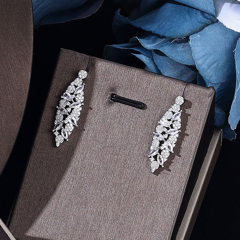 Ladies'/Bridal Shiny Zircon Jewelry Sets #JEWLY027