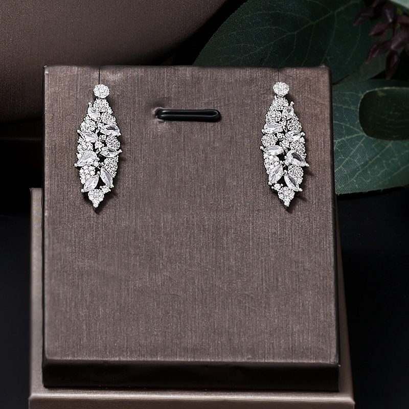 Ladies'/Bridal Shiny Zircon Jewelry Sets #JEWLY027