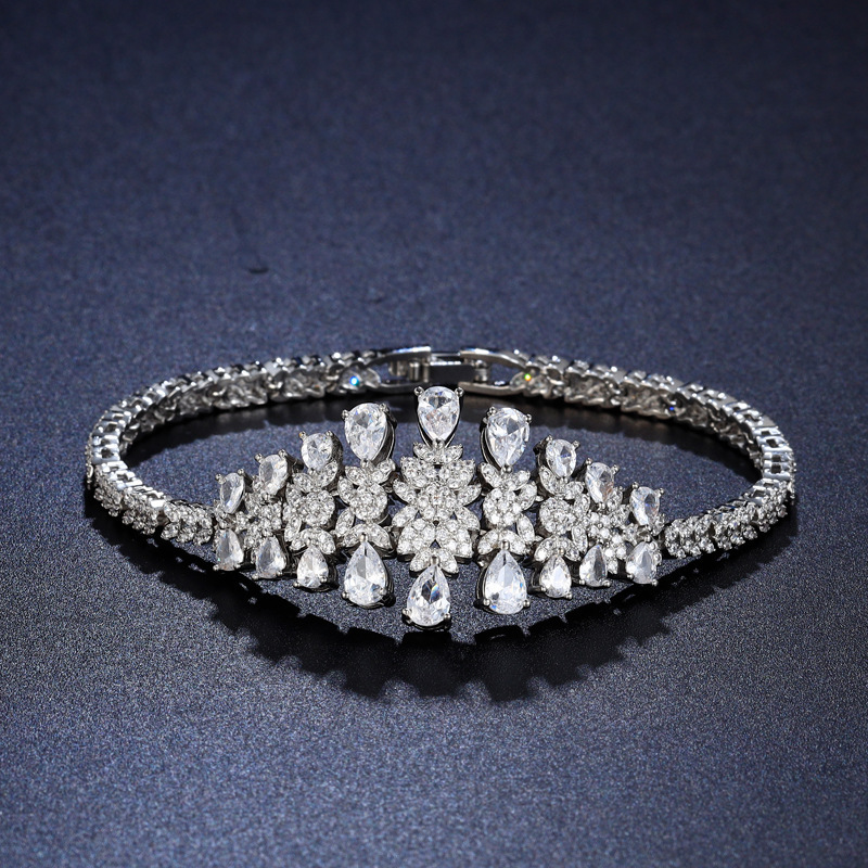 Ladies'/Bridal Shiny Zircon Jewelry Sets #JEWLY027