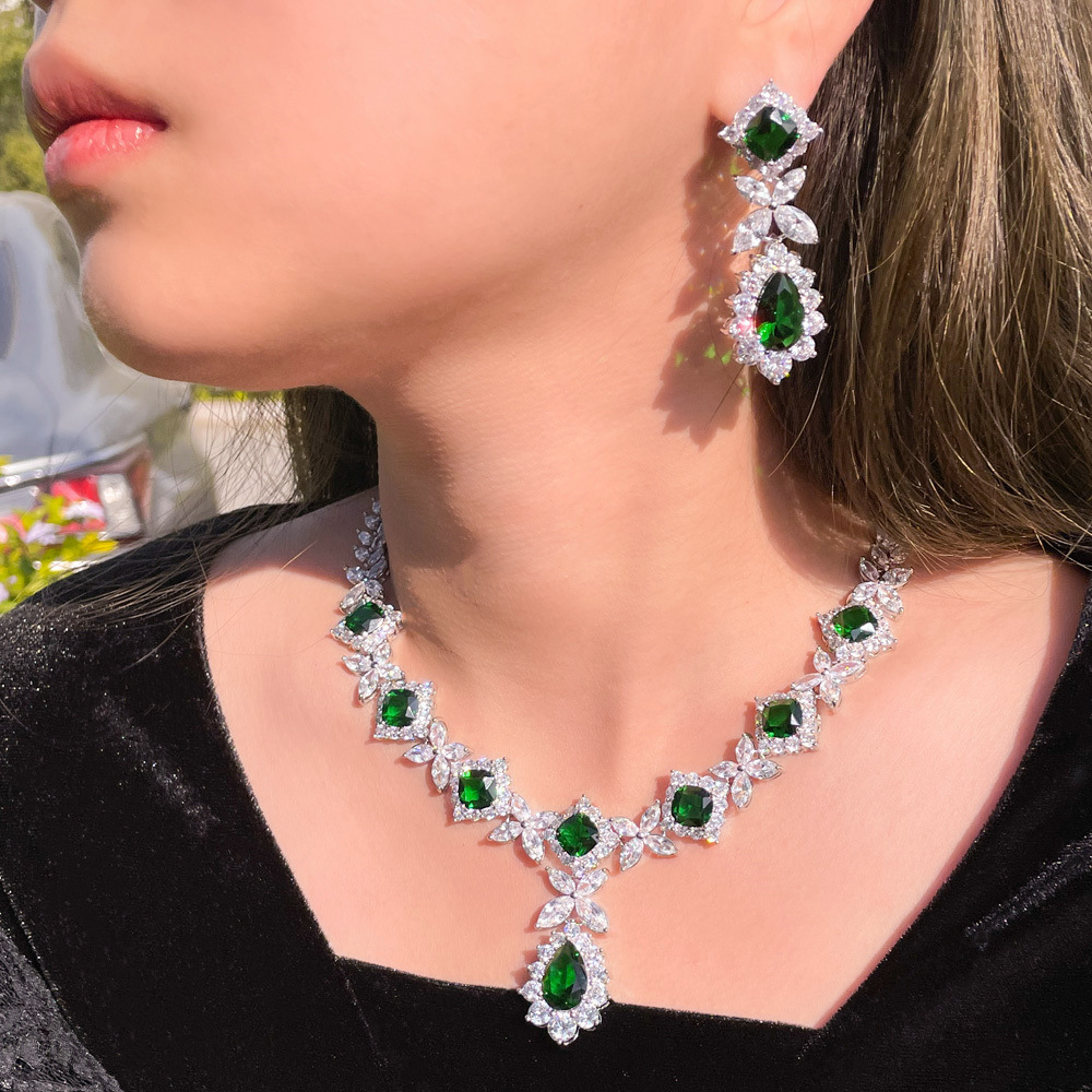 Lady/Bride Earrings Necklace Earrings Sets #JEWLY033