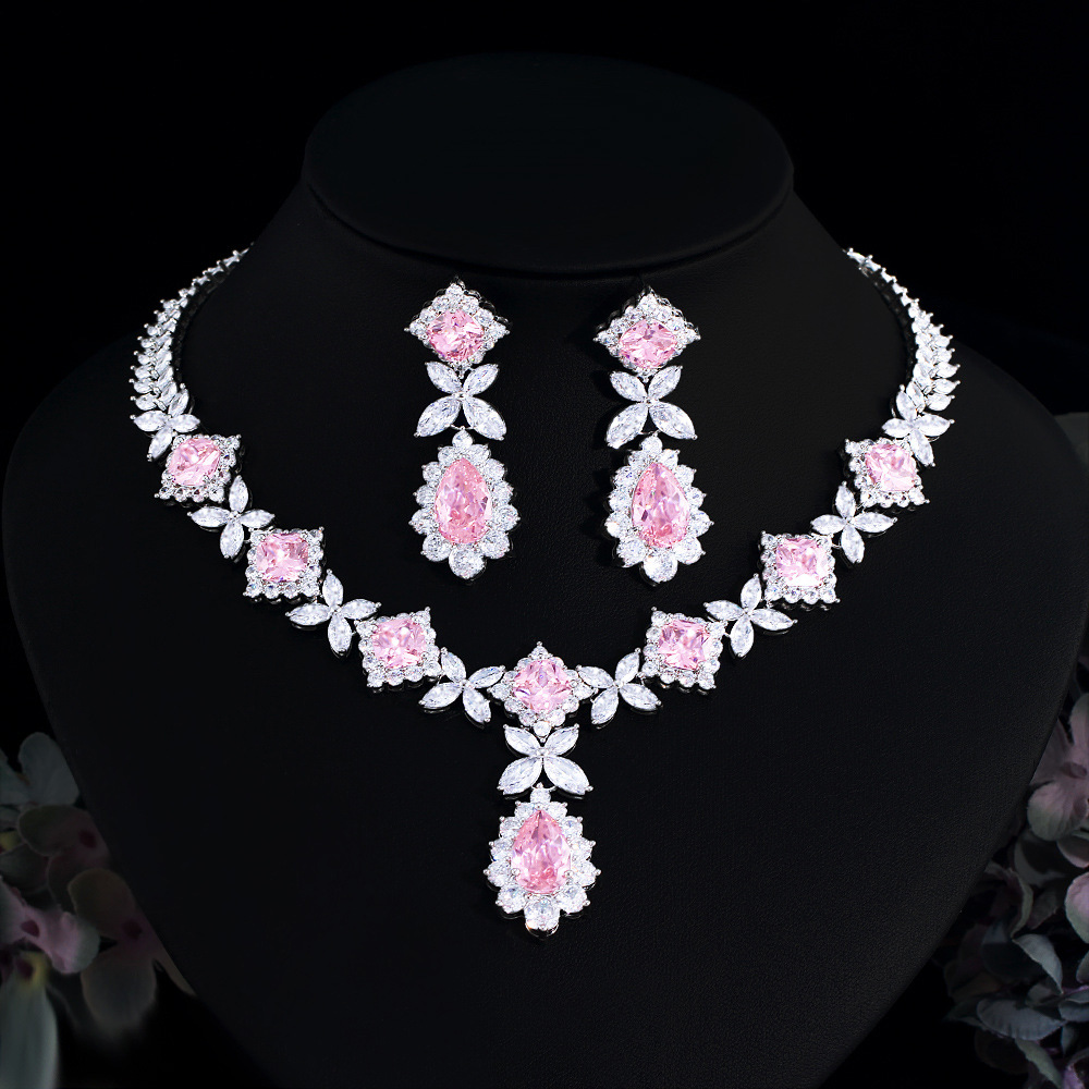 Lady/Bride Earrings Necklace Earrings Sets #JEWLY033