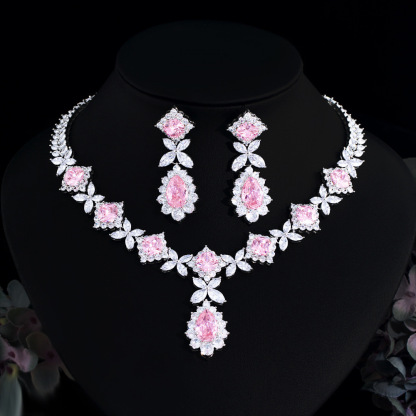 Lady/Bride Earrings Necklace Earrings Sets #JEWLY033