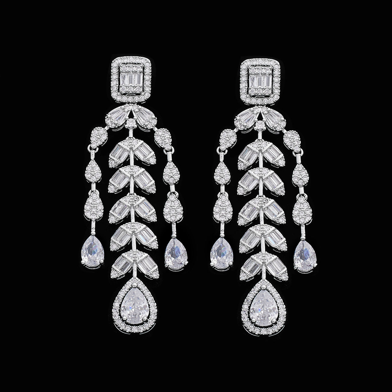 Ladies /Bridal Shiny Zircon Jewelry Sets #JEWLY036