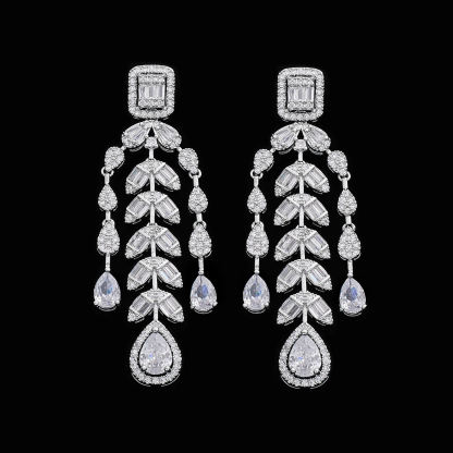 Ladies /Bridal Shiny Zircon Jewelry Sets #JEWLY036