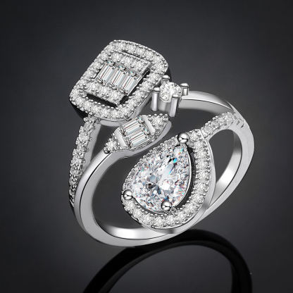 Ladies /Bridal Shiny Zircon Jewelry Sets #JEWLY036