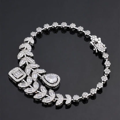 Ladies /Bridal Shiny Zircon Jewelry Sets #JEWLY036