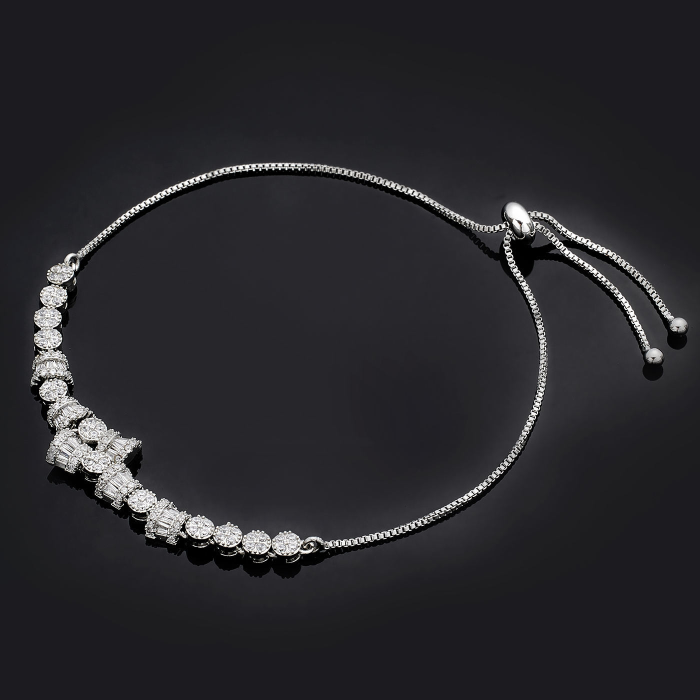 Fashion Ladies /Bridal V-shaped Shiny Zircon Jewelry Sets #JEWLY037