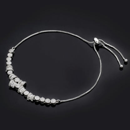 Fashion Ladies /Bridal V-shaped Shiny Zircon Jewelry Sets #JEWLY037