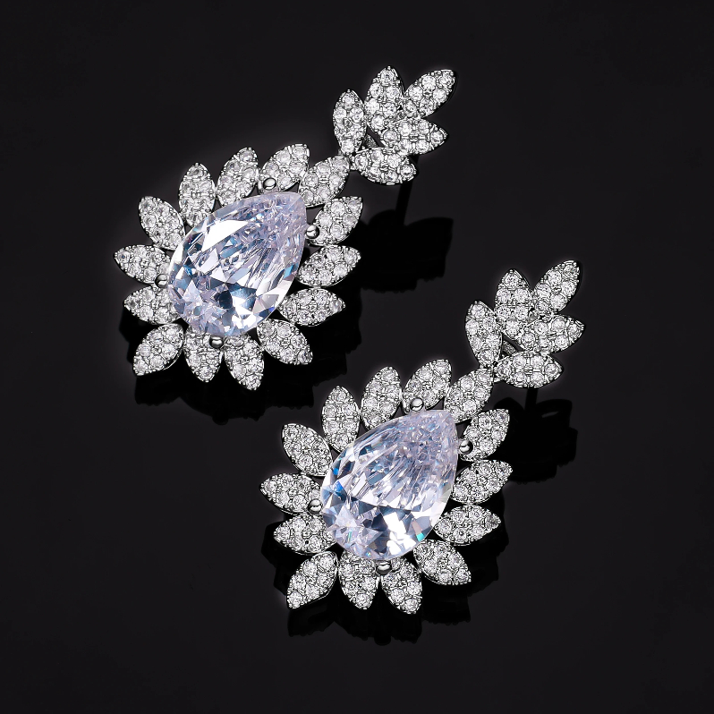 Ladies /Bridal Shiny Zircon Jewelry Sets #JEWLY039