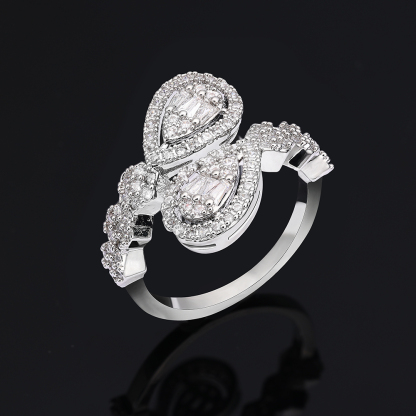 Ladies /Bridal Shiny Zircon Jewelry Sets #JEWLY040