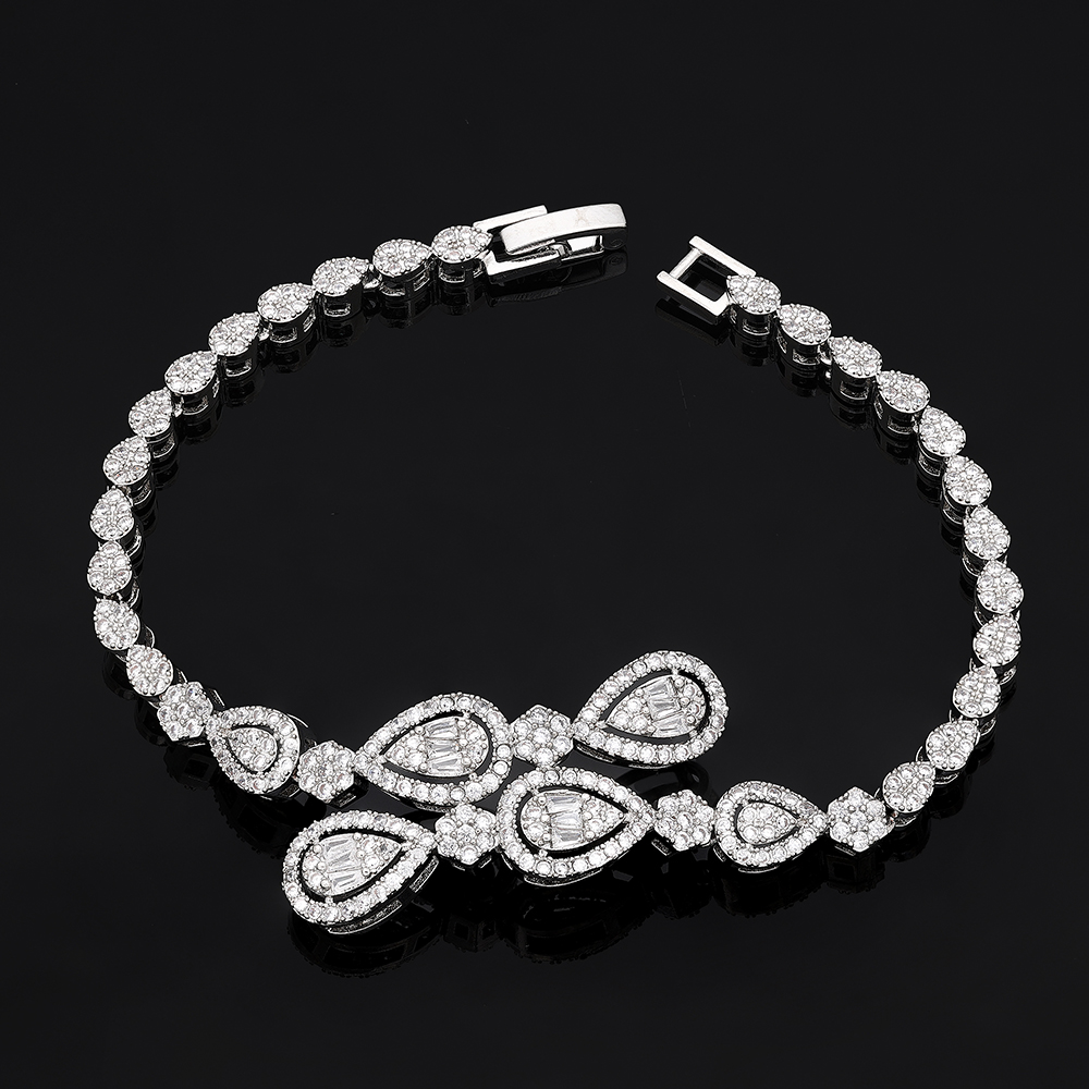 Ladies /Bridal Shiny Zircon Jewelry Sets #JEWLY040