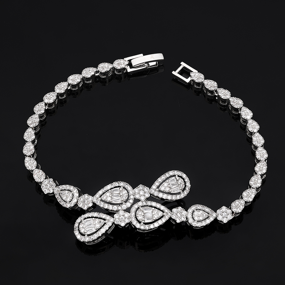 Ladies /Bridal Shiny Zircon Jewelry Sets #JEWLY040