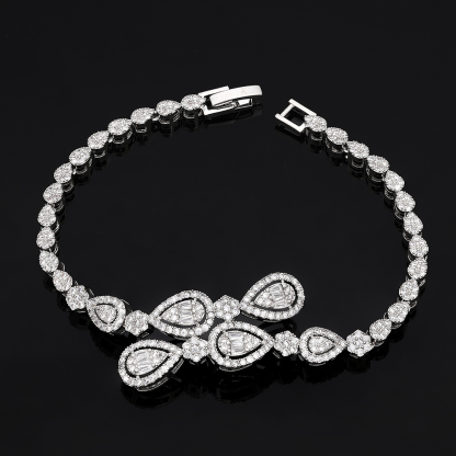 Ladies /Bridal Shiny Zircon Jewelry Sets #JEWLY040