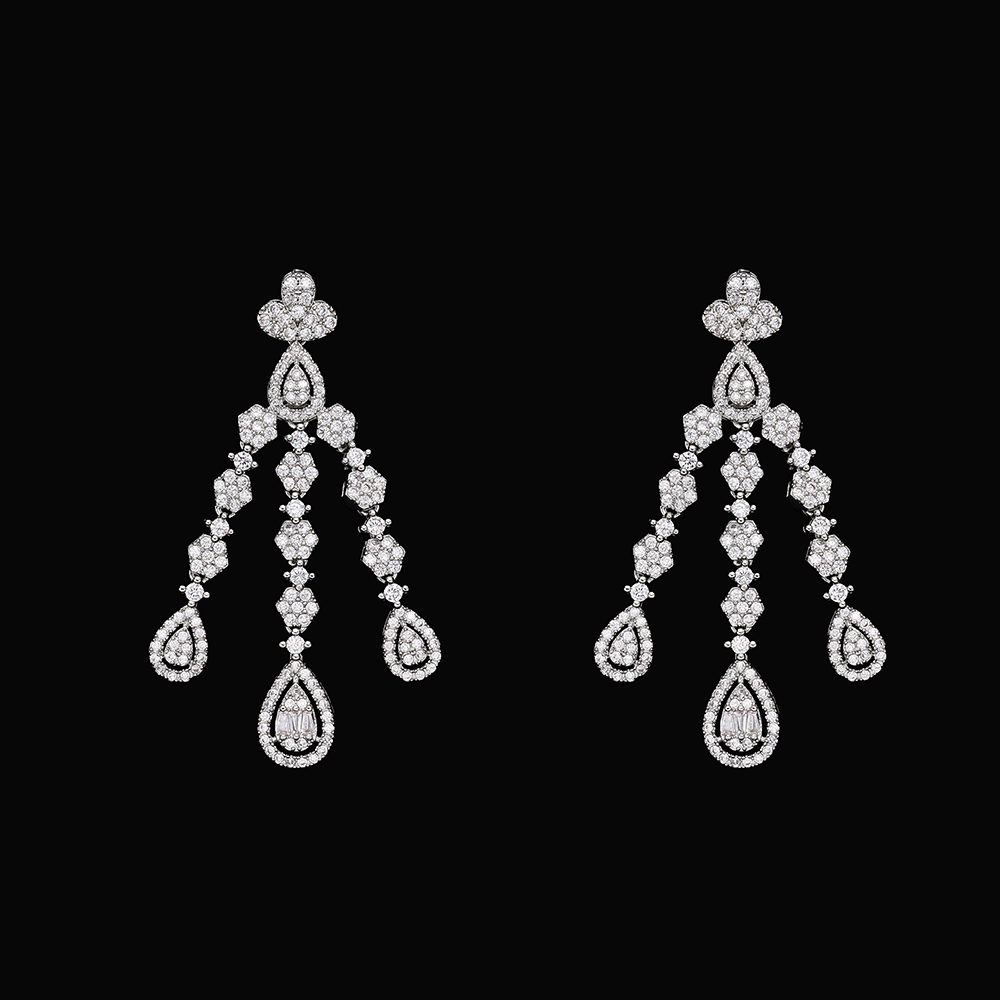 Ladies /Bridal Shiny Zircon Jewelry Sets #JEWLY040