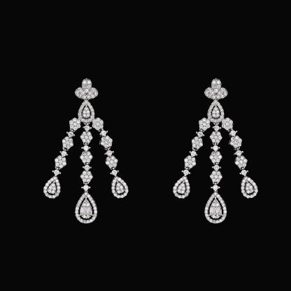 Ladies /Bridal Shiny Zircon Jewelry Sets #JEWLY040