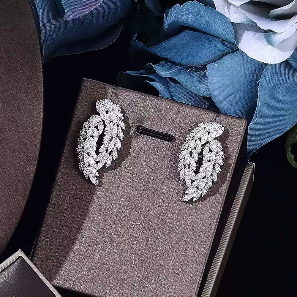 Ladies /Bridal Shiny Zircon Jewelry Sets #JEWLY041