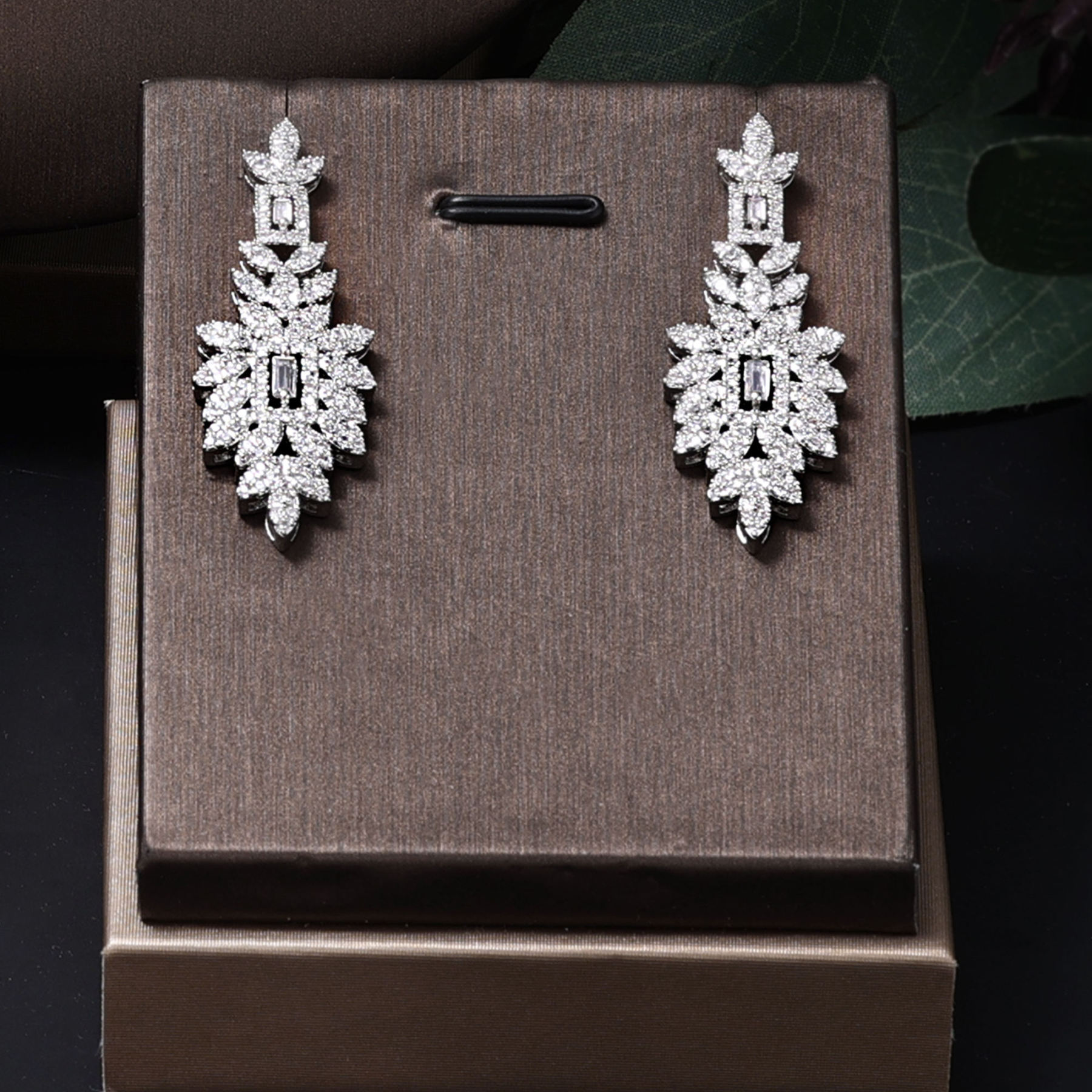 Ladies /Bridal Shiny Zircon Jewelry Sets #JEWLY046