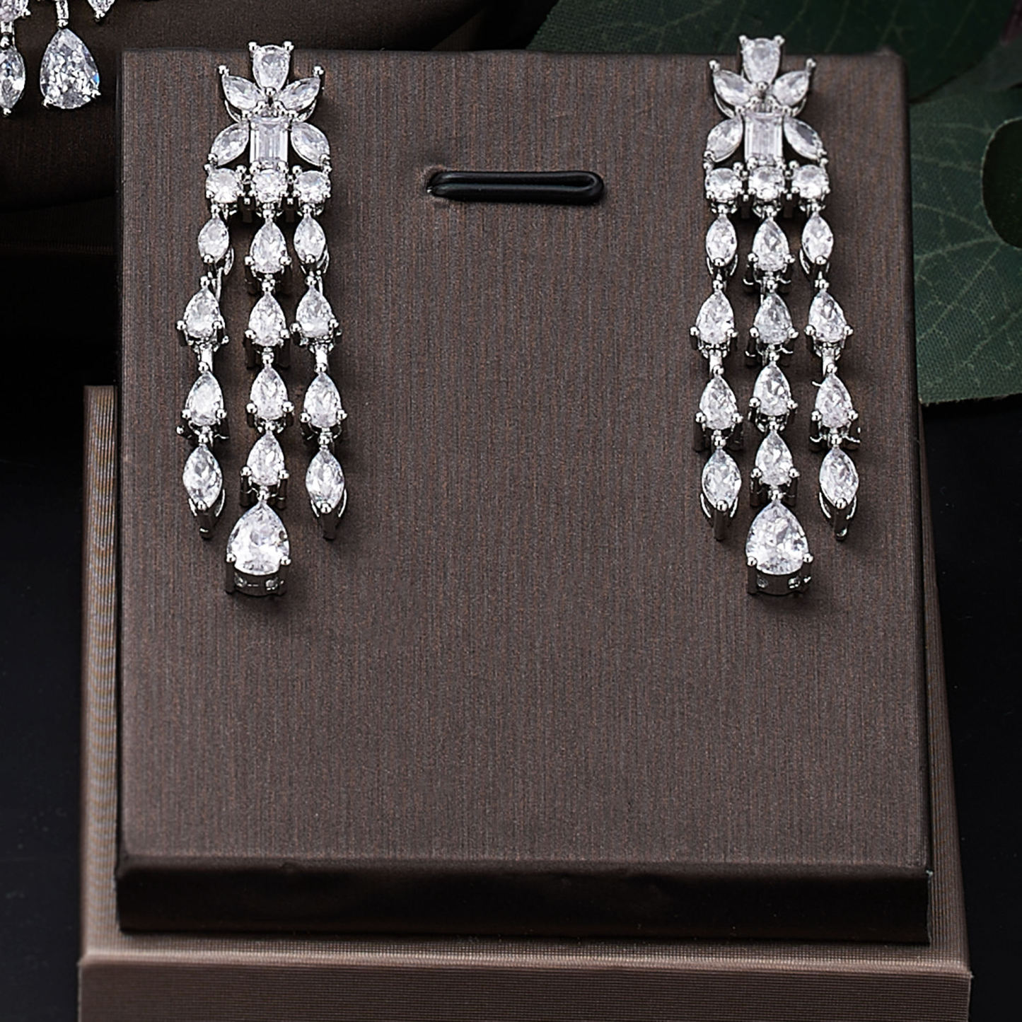 Ladies /Bridal Shiny Zircon Jewelry Sets #JEWLY047