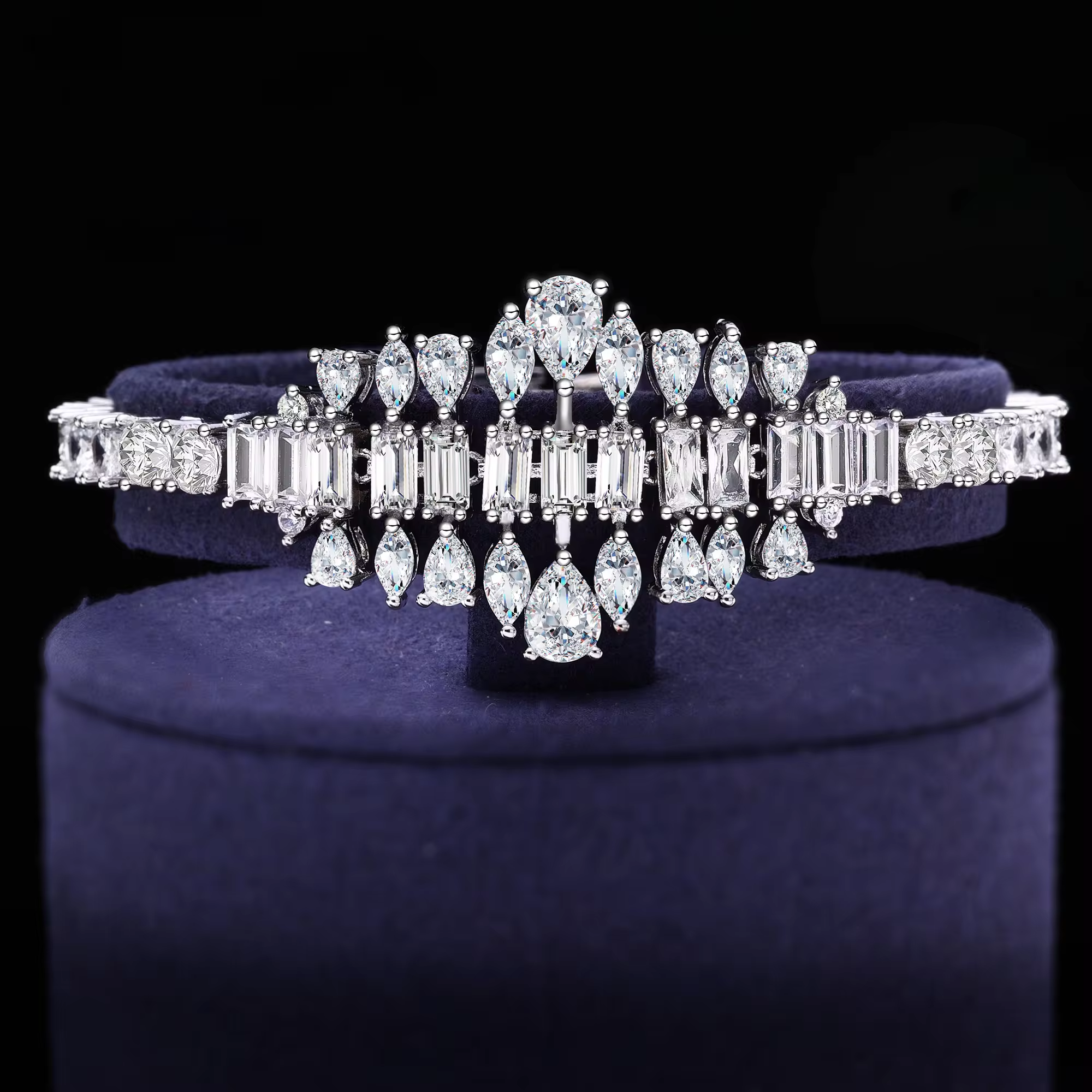 Ladies /Bridal Shiny Zircon Jewelry Sets #JEWLY047