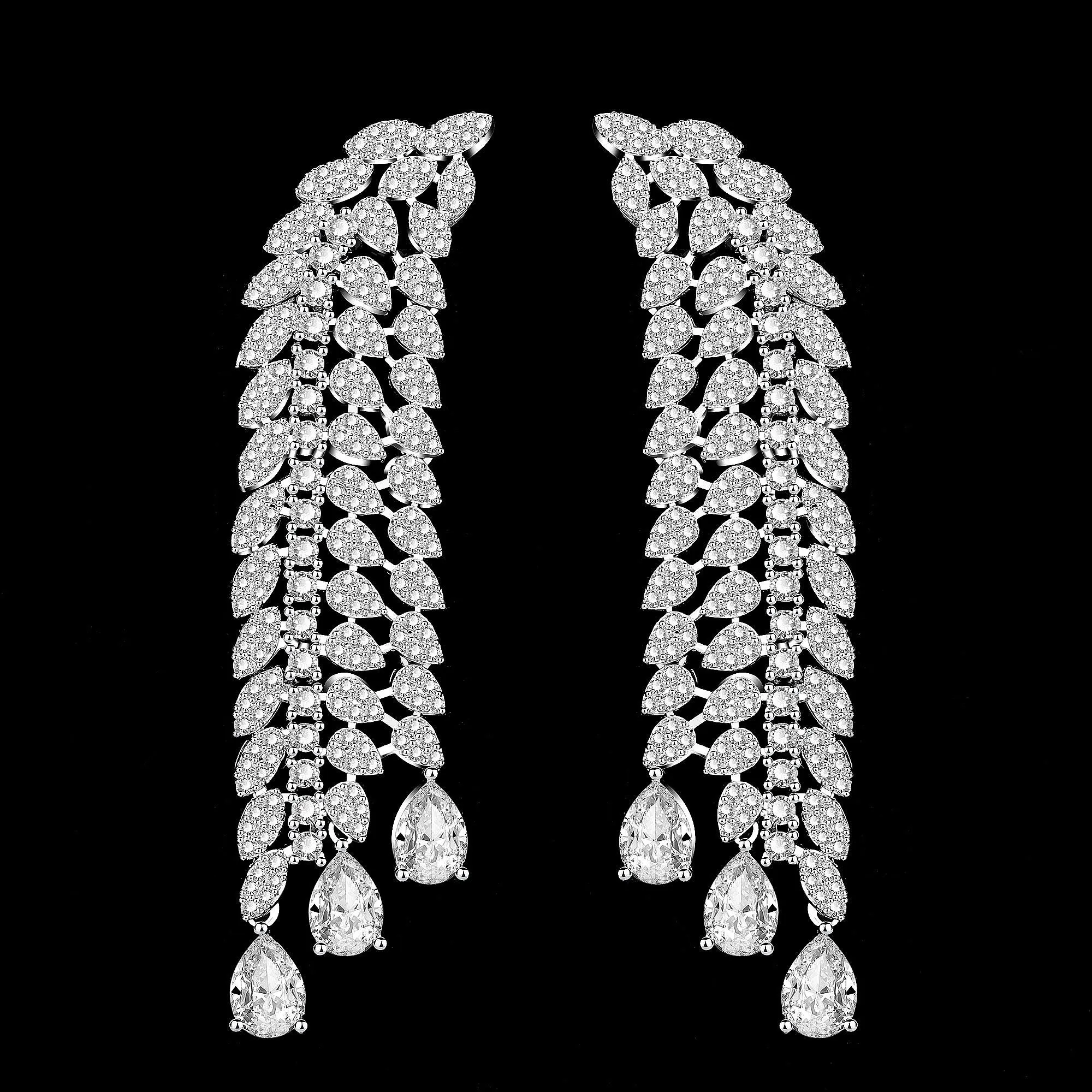 Ladies /Bridal Shiny Zircon Jewelry Sets #JEWLY053