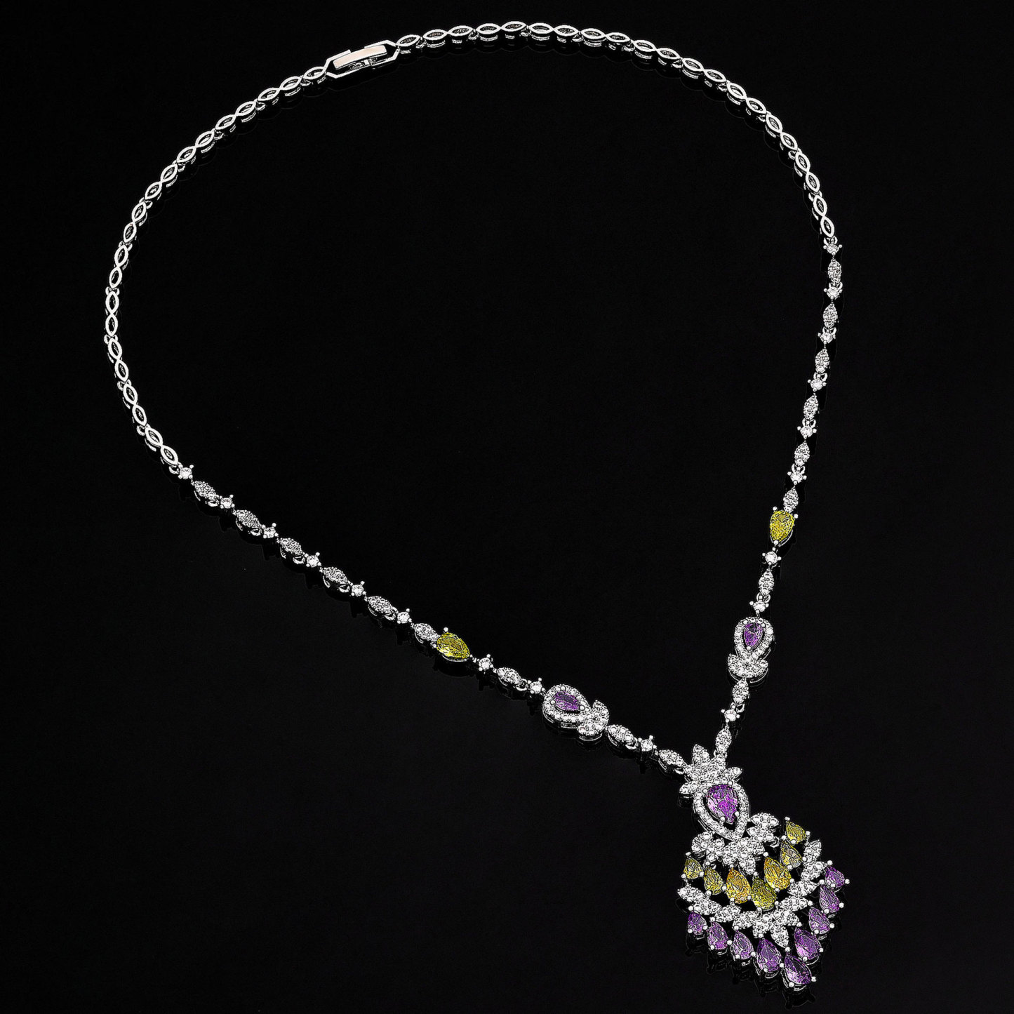 Ladies /Bridal Shiny Zircon Jewelry Sets #JEWLY054