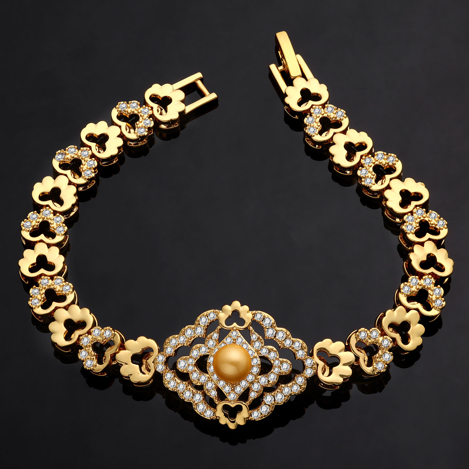 Ladies /Bridal Shiny Zircon Jewelry Sets #JEWLY056