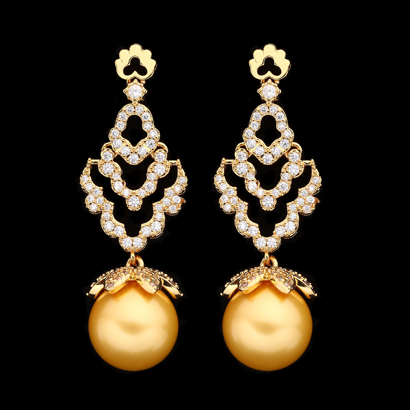 Ladies /Bridal Shiny Zircon Jewelry Sets #JEWLY056