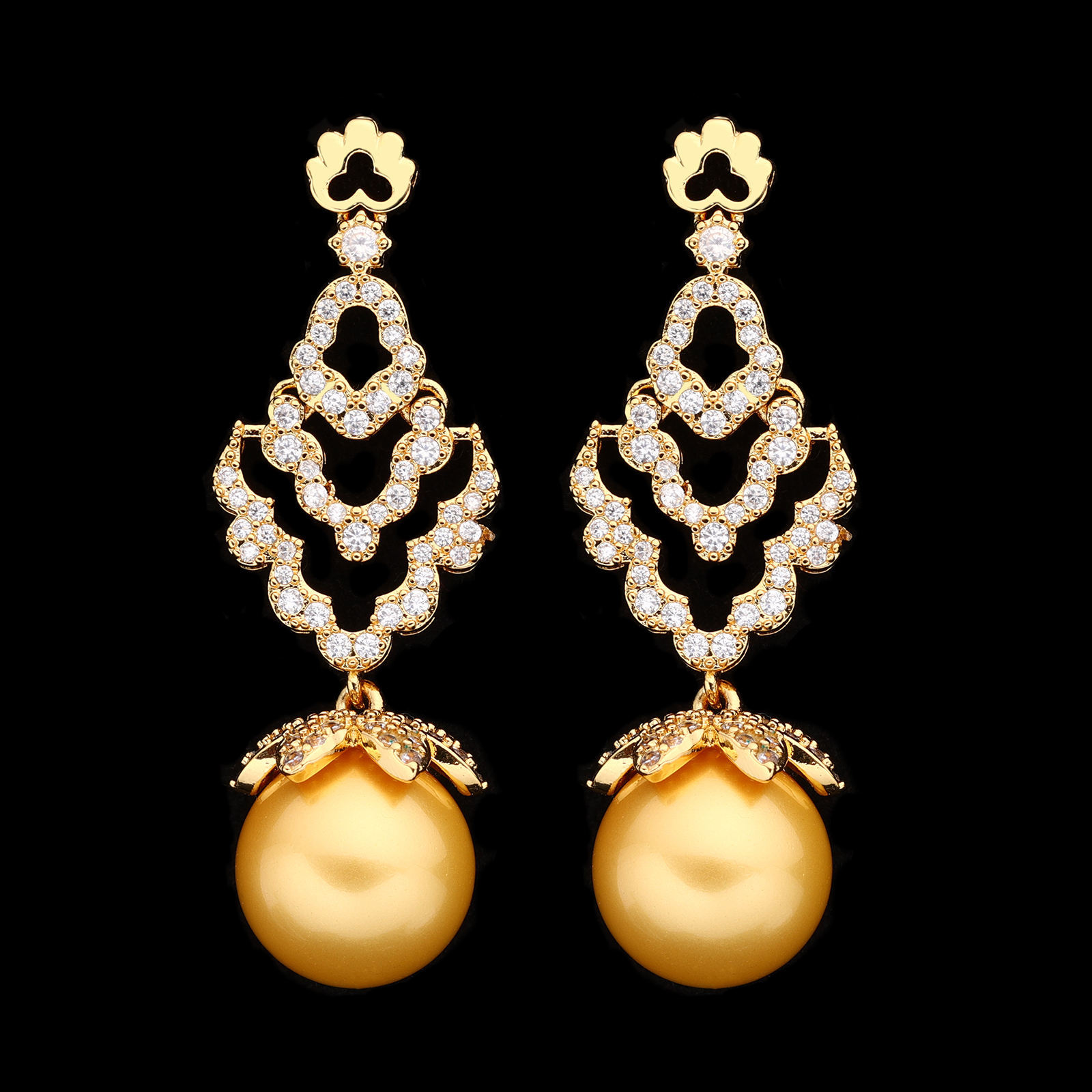 Ladies /Bridal Shiny Zircon Jewelry Sets #JEWLY056