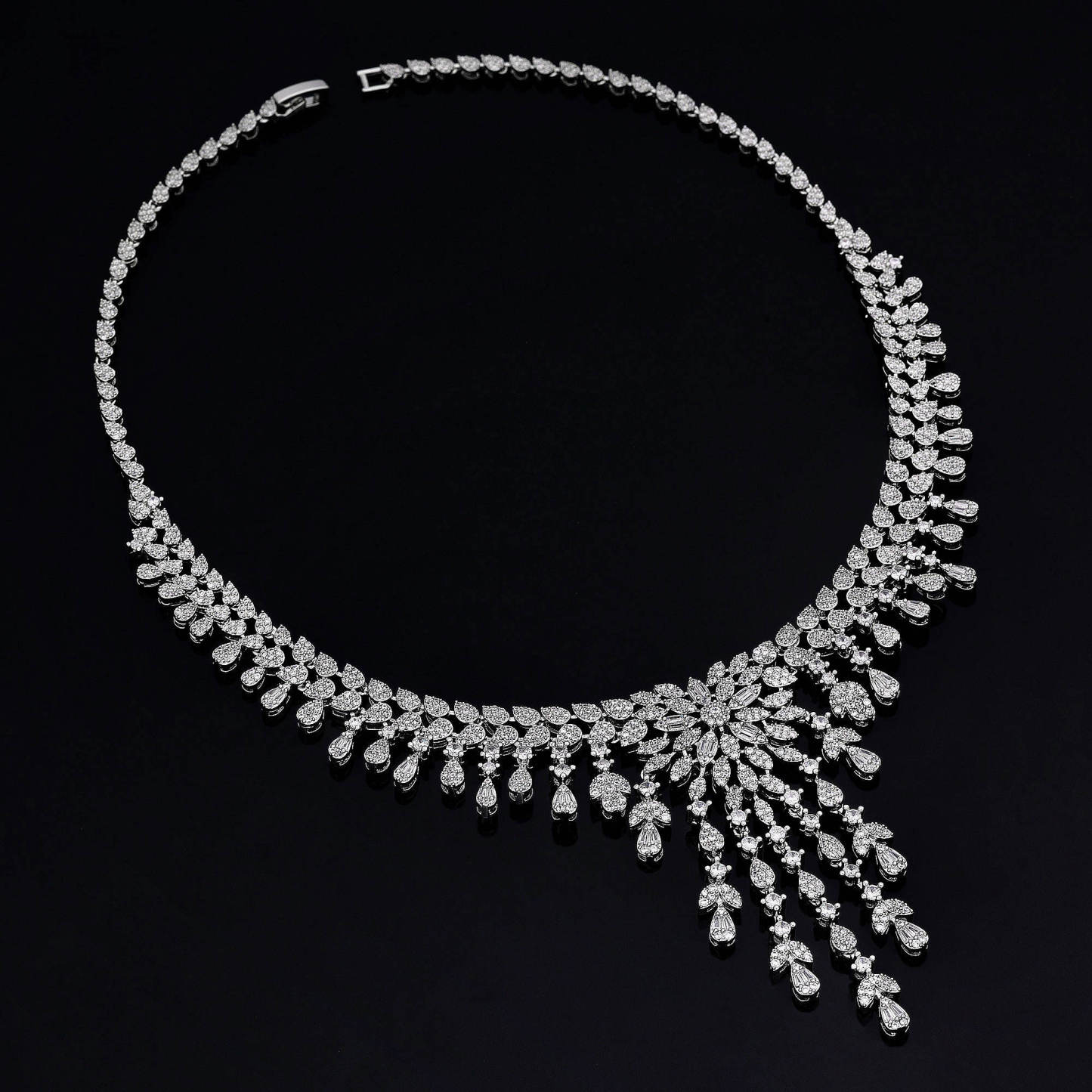 Ladies /Bridal Shiny Zircon Jewelry Sets #JEWLY057