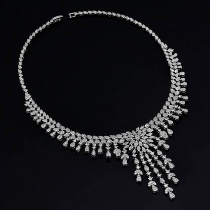 Ladies /Bridal Shiny Zircon Jewelry Sets #JEWLY057