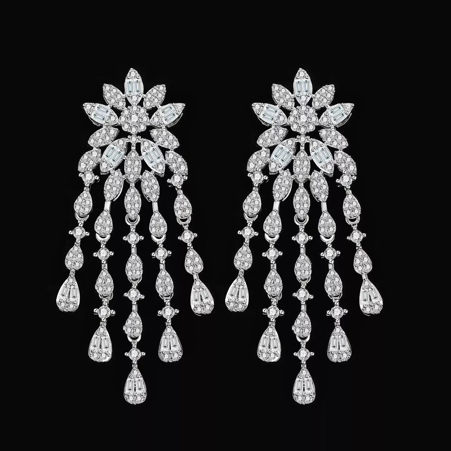 Ladies /Bridal Shiny Zircon Jewelry Sets #JEWLY057