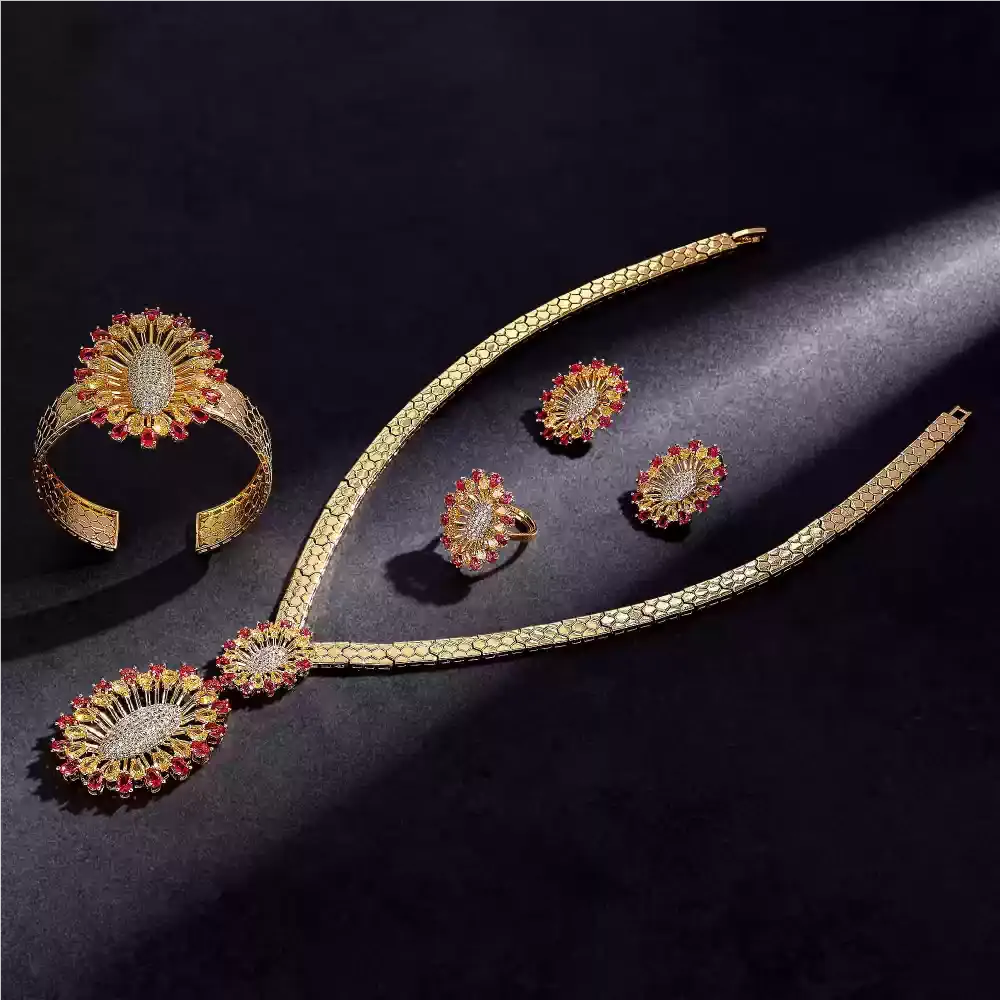 Ladies /Bridal Necklaces Earrings Jewelry Sets #JEWLY058