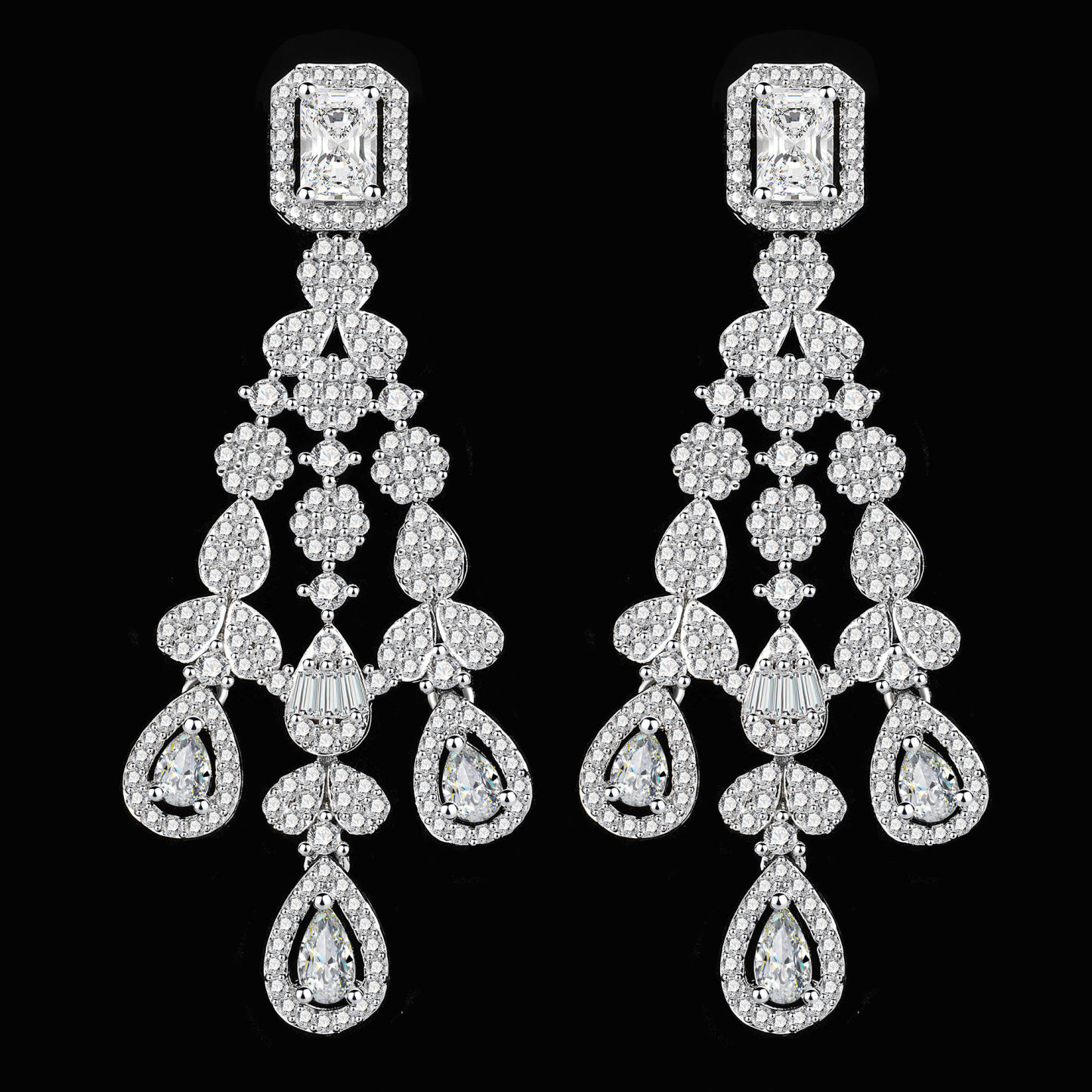 Ladies /Bridal Shiny Zircon Jewelry Sets #JEWLY062