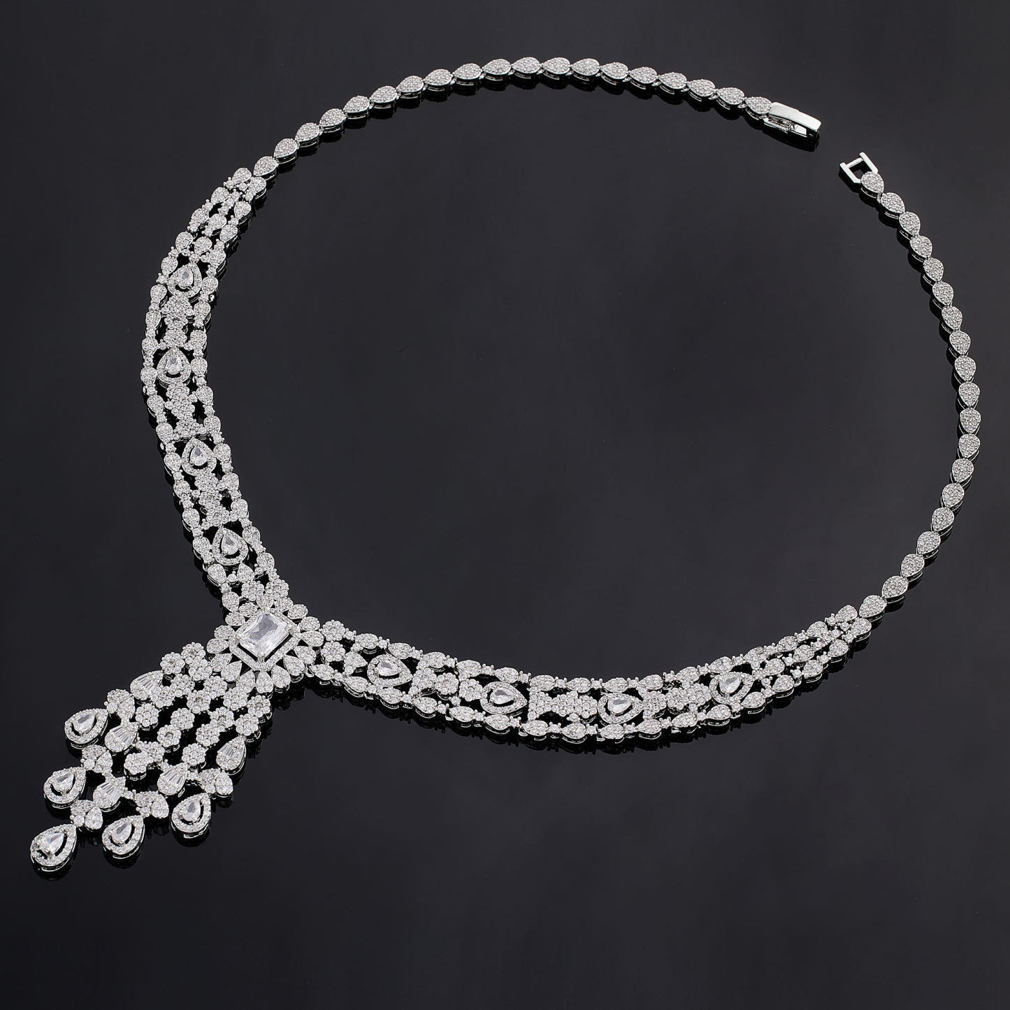 Ladies /Bridal Shiny Zircon Jewelry Sets #JEWLY062