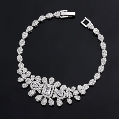 Ladies /Bridal Shiny Zircon Jewelry Sets #JEWLY062