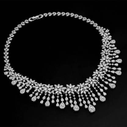 Ladies /Bridal Shiny Zircon Jewelry Sets #JEWLY063