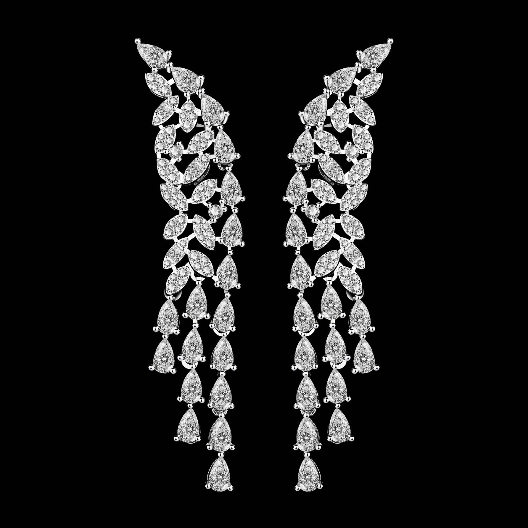 Ladies /Bridal Shiny Zircon Jewelry Sets #JEWLY064