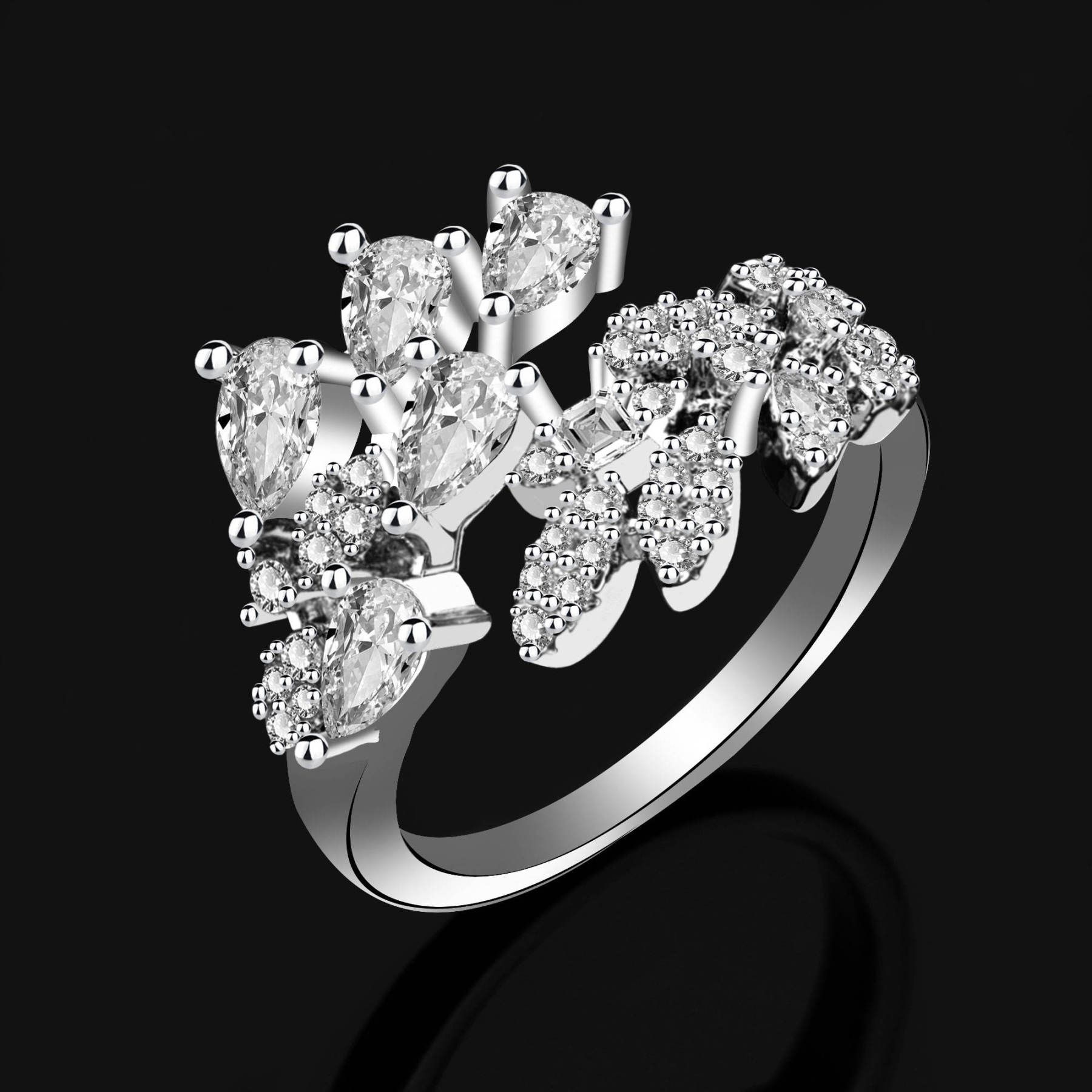 Ladies /Bridal Shiny Zircon Jewelry Sets #JEWLY064