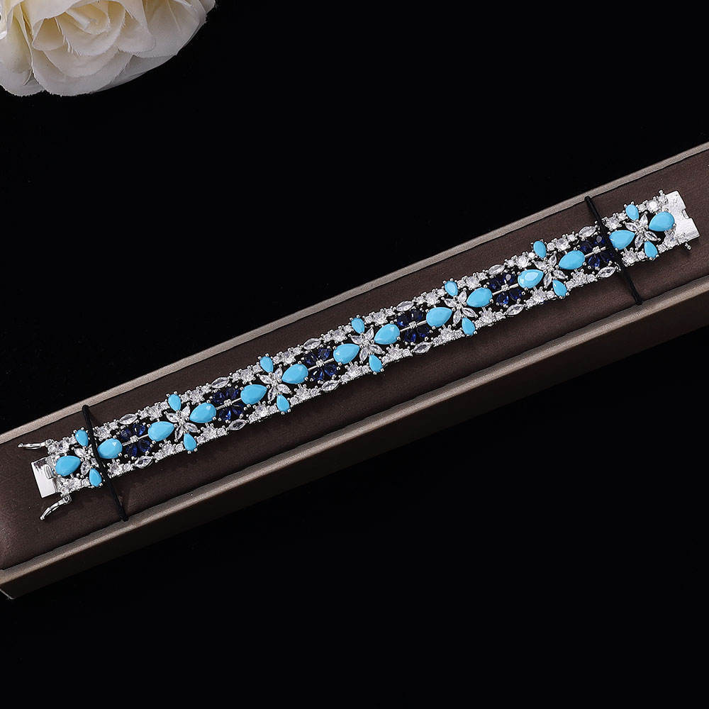 Ladies /Bridal Shiny Zircon Jewelry Sets #JEWLY065