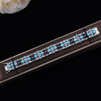 Ladies /Bridal Shiny Zircon Jewelry Sets #JEWLY065