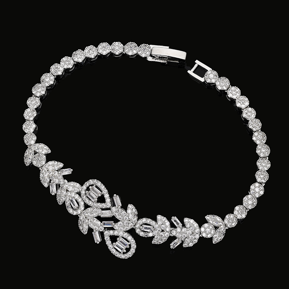 Ladies /Bridal Shiny Zircon Jewelry Sets #JEWLY066