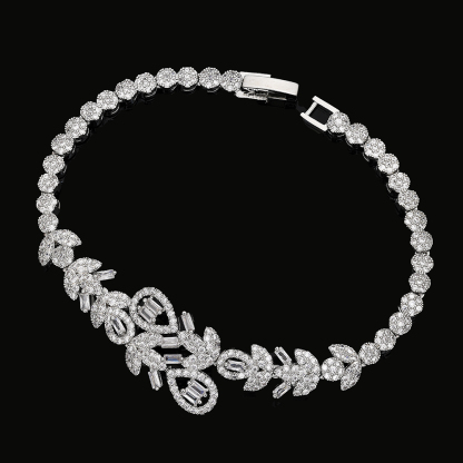 Ladies /Bridal Shiny Zircon Jewelry Sets #JEWLY066