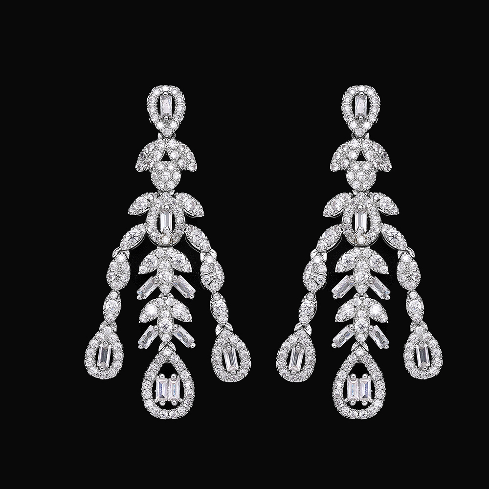 Ladies /Bridal Shiny Zircon Jewelry Sets #JEWLY066