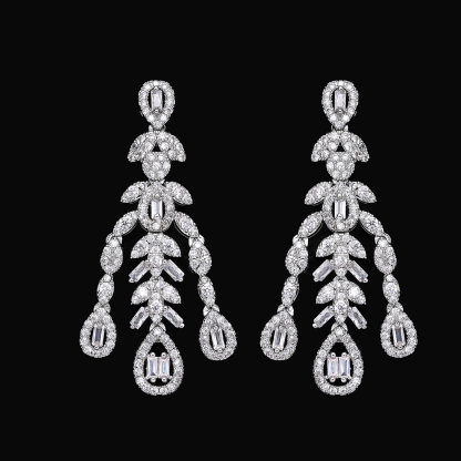 Ladies /Bridal Shiny Zircon Jewelry Sets #JEWLY066