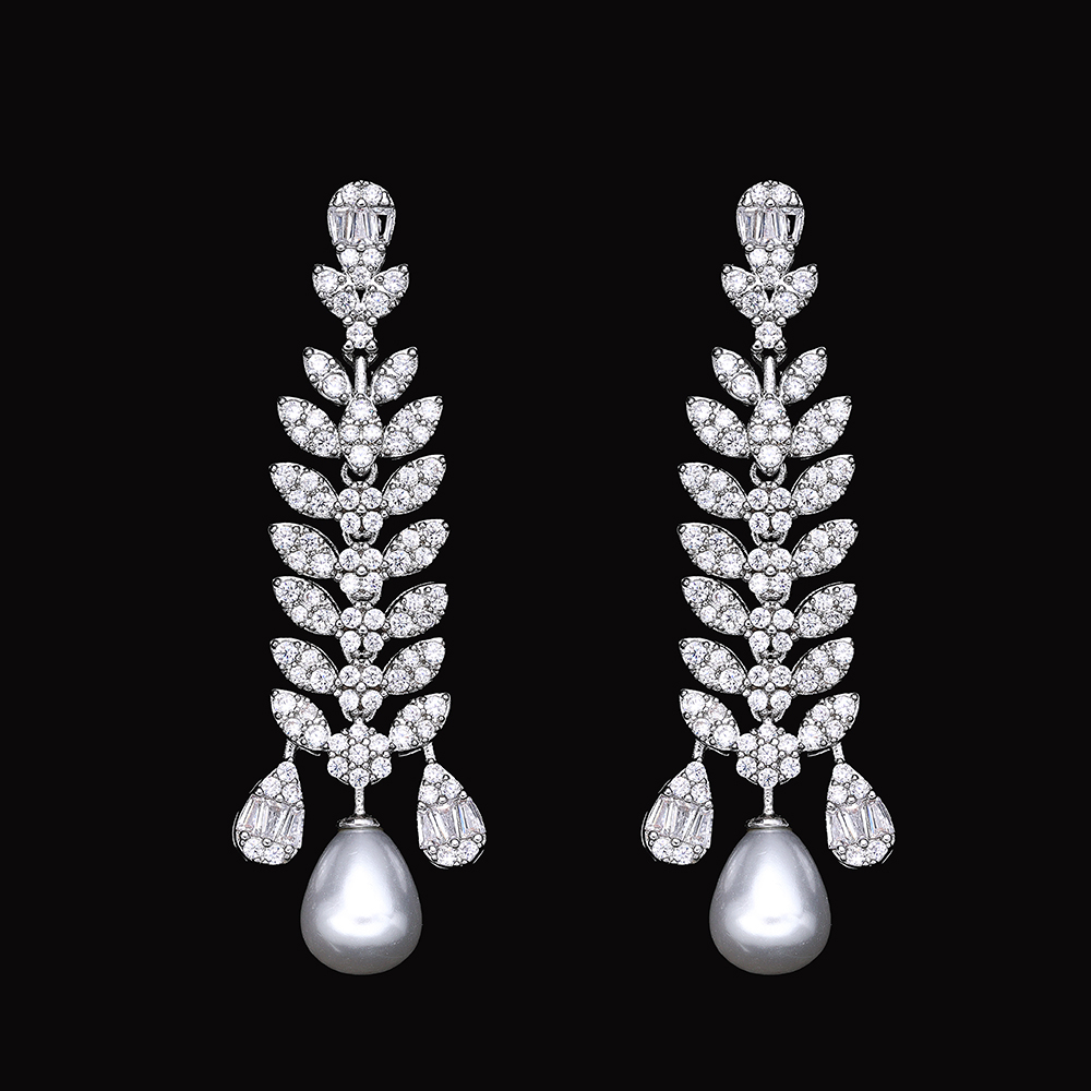 Ladies /Bridal Shiny Zircon Jewelry Sets #JEWLY067