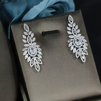 Ladies /Bridal Shiny Zircon Jewelry Sets #JEWLY76