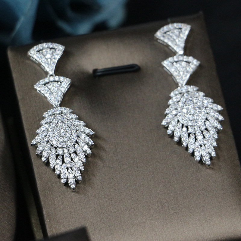 Ladies /Bridal Shiny Zircon Jewelry Sets #JEWLY78