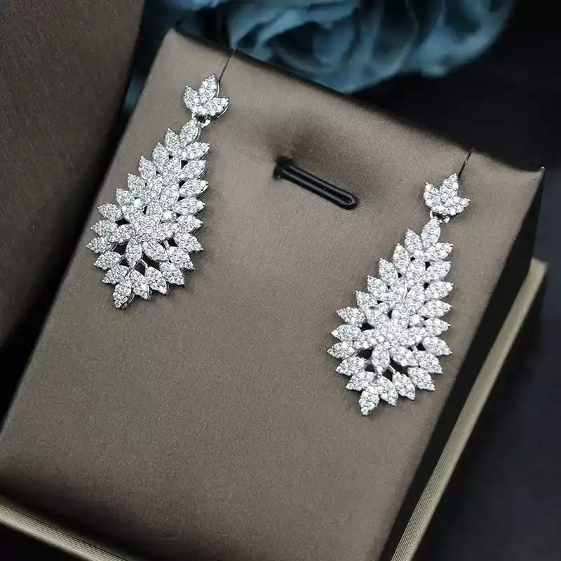 Ladies /Bridal Shiny Zircon Jewelry Sets #JEWLY79